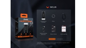 Fenix E-SPARK - Lanternă de urgență cu power bank - 100 Lumeni - 30 Metri